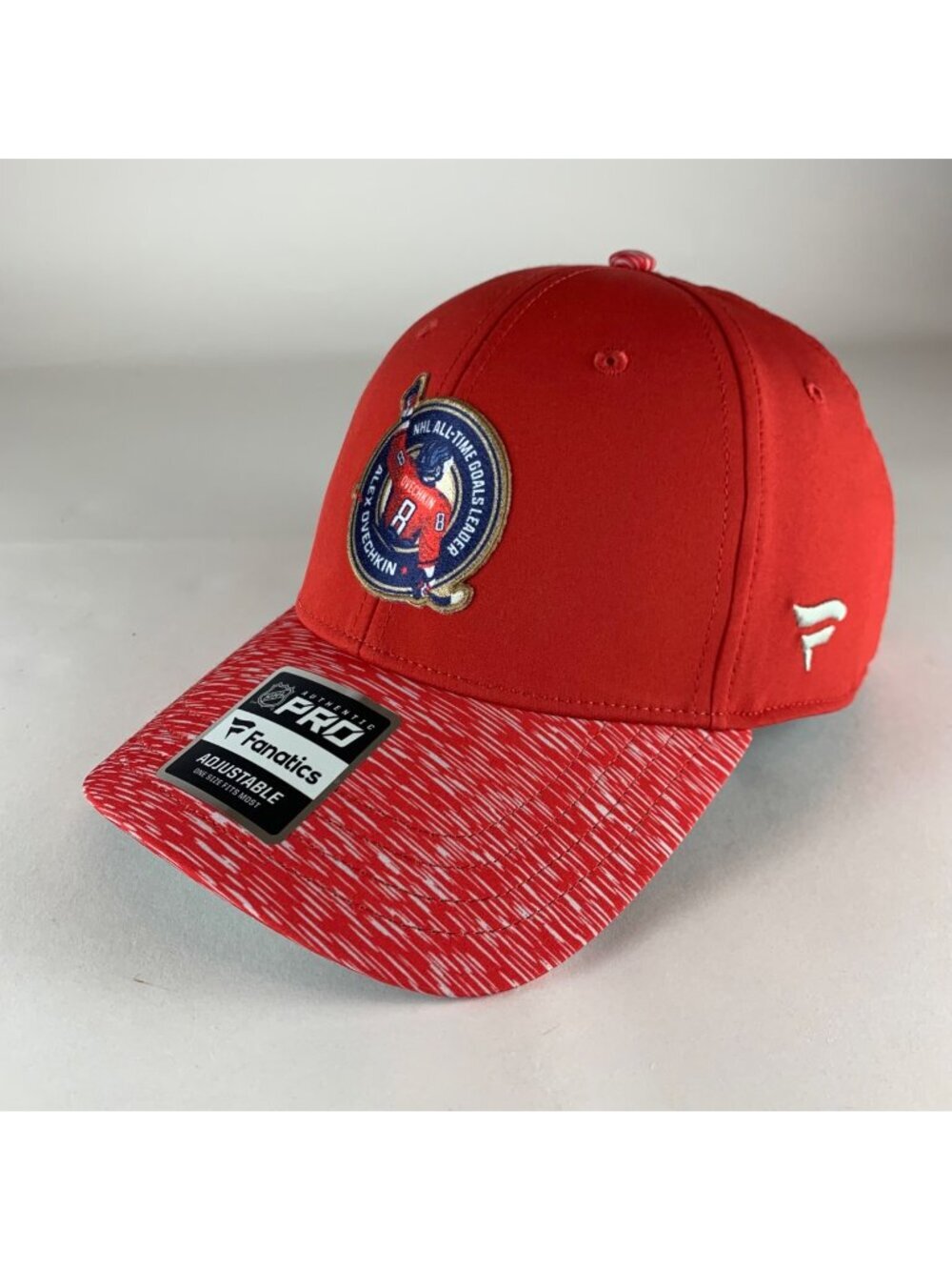 Alex Ovechkin Washington Capitals Red Fanatics NHL All Time Goals Leader Hat New